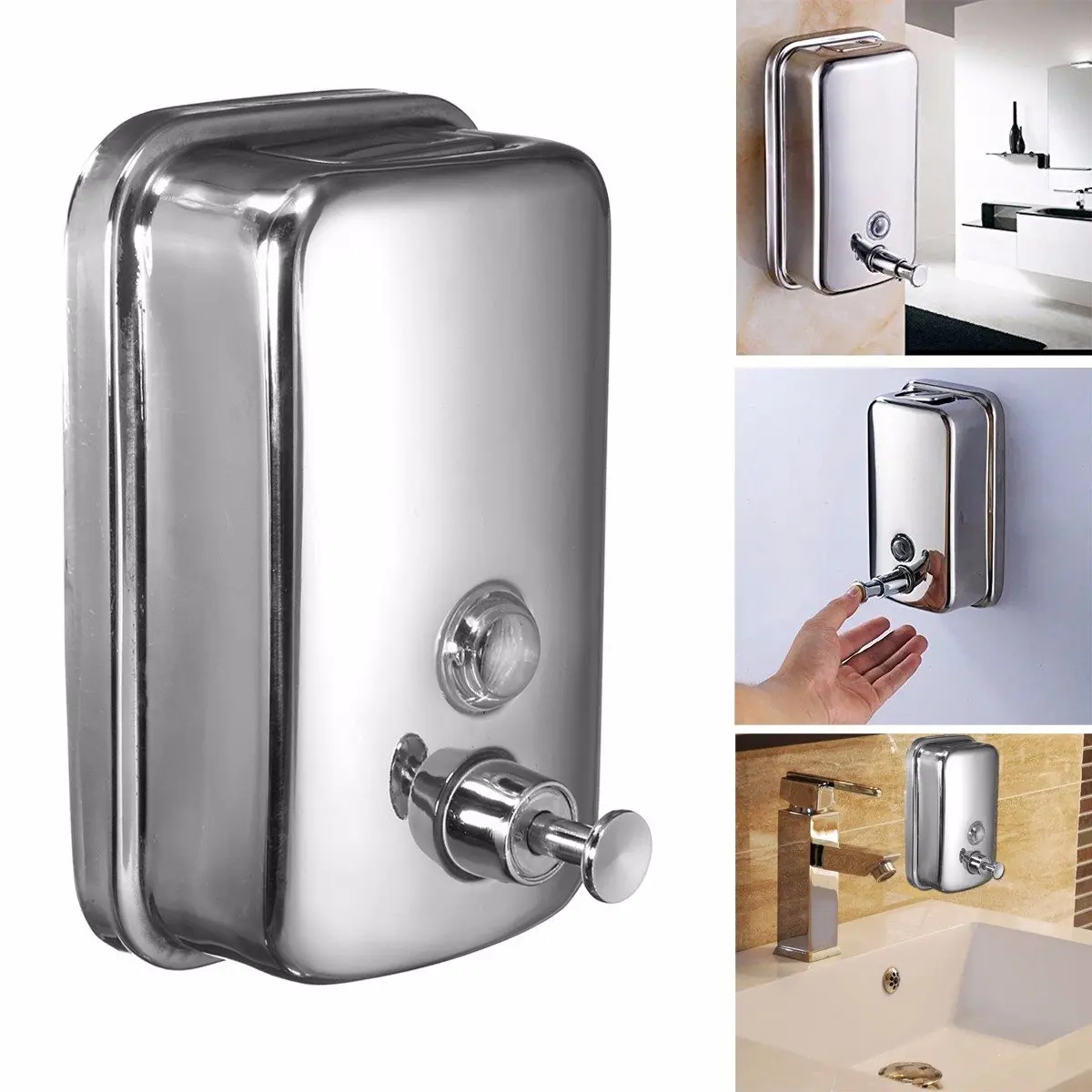 Online Buy Wholesale Contemporary Soap Dispenser From China - Stainless Steel Soap Dispensers Contemporary Bathroom Wall Mounted Mlshower Shampoo Boxes Sizes(china online buy wholesale contemporary soap dispenser from china - stainless steel soap dispensers contemporary bathroom wall mounted mlshower shampoo boxes sizes(china
