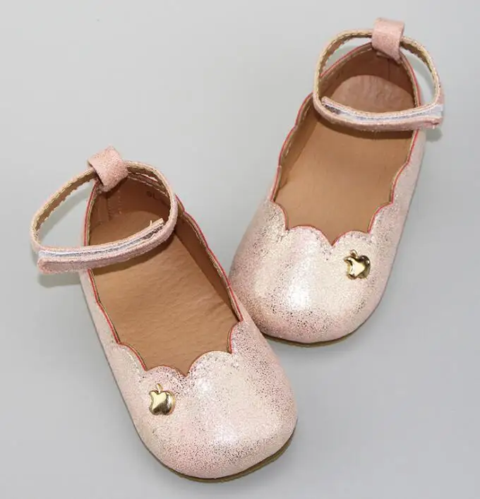 New Autumn princess Genuine Leather Baby Moccasins mary