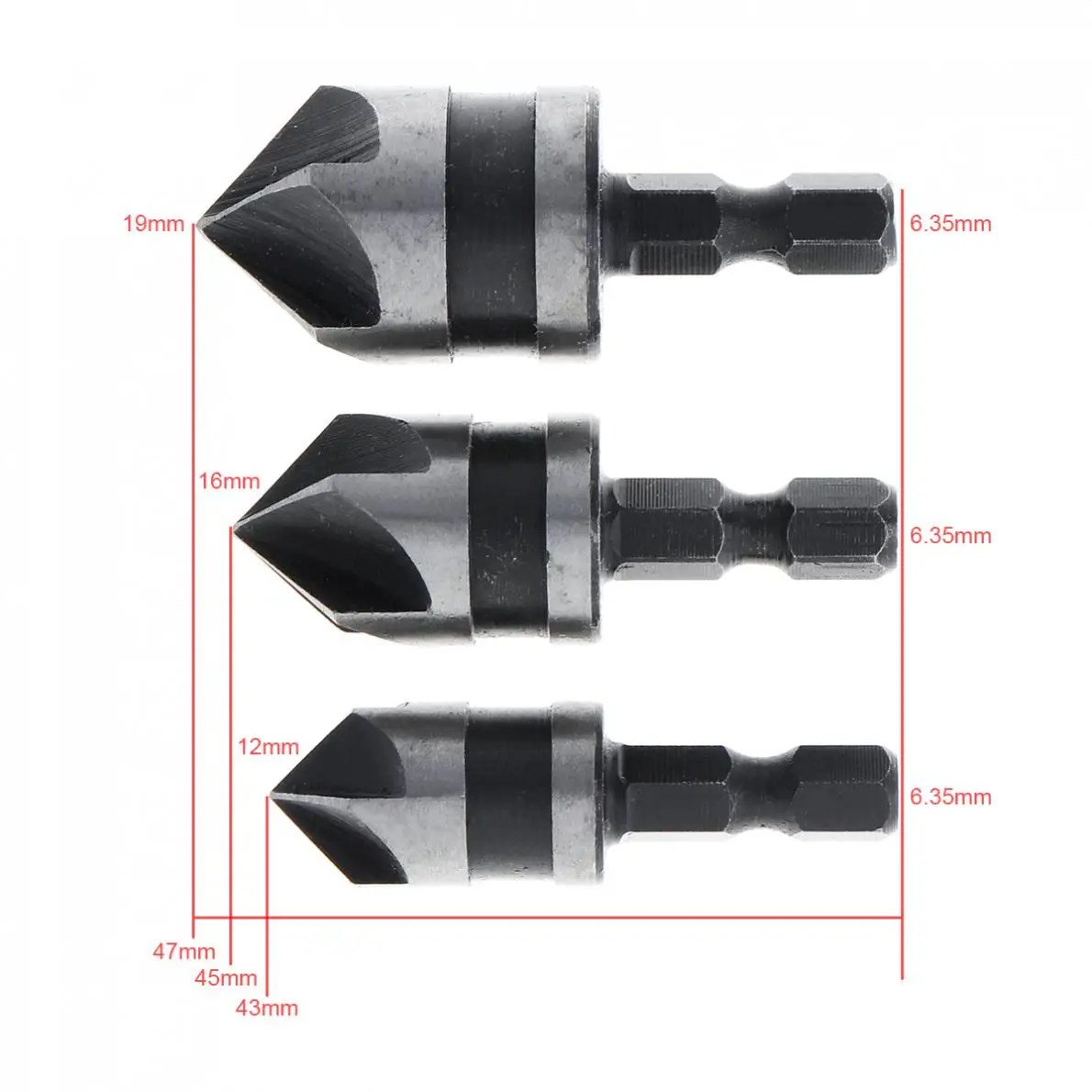 Рисунок 2 - 5 флейт 90 градусов HCS шестигранный