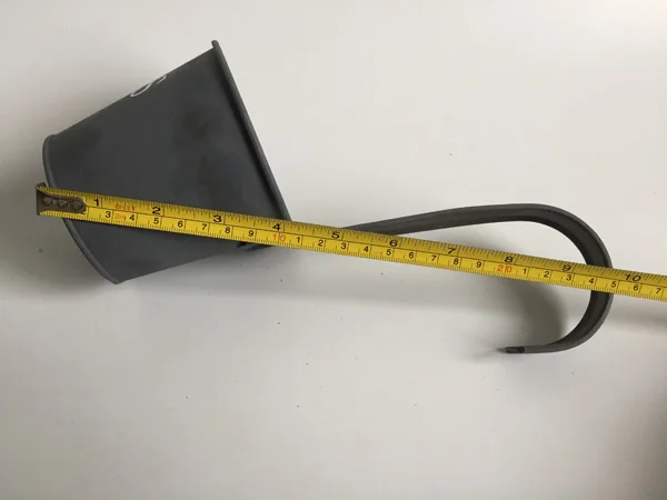 4 шт./лот D10XH25CM железные подвесные корзины плантатор крючок горшок полка декор для
