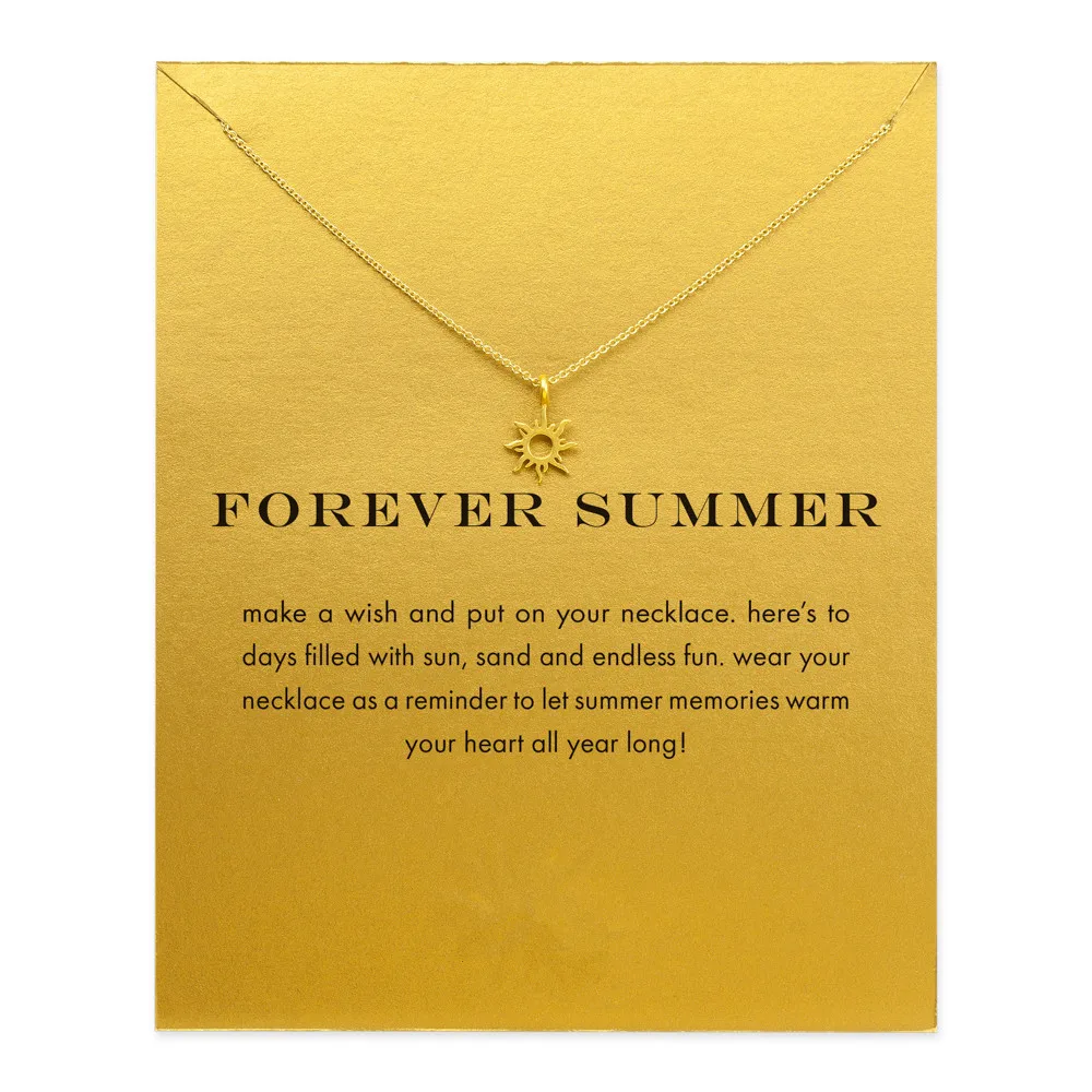 

Fashion Forever Summer Radiant Sun Pendant Necklace Clavicle Chains Statement Necklace Women Girl Holiday Beach Jewelry