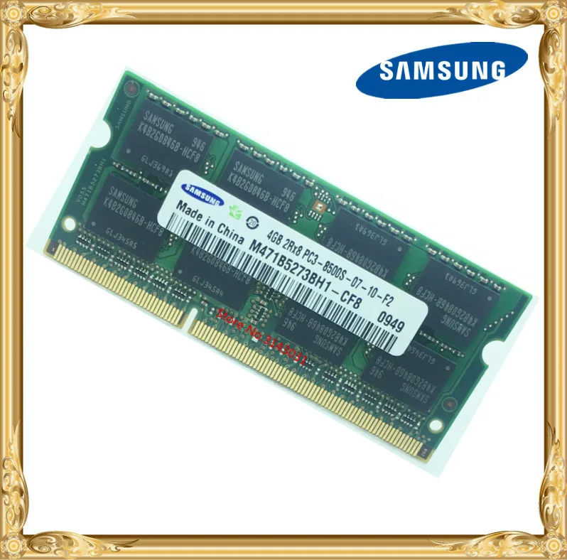 4g do Caderno da Memória 8500 do Portátil de Samsung Pc3-8500s Mhz Ram 1066 Ddr3 4 gb