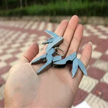 Портативный многоцелевые плоскогубцы нож брелок отвертка мини-клещи Herramientas многофункциональные инструменты