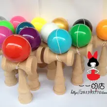 30 шт. Размер: 18,5 см забавная японская традиционная игра шар Kendama красочные ПУ краски профессиональный подарок образец