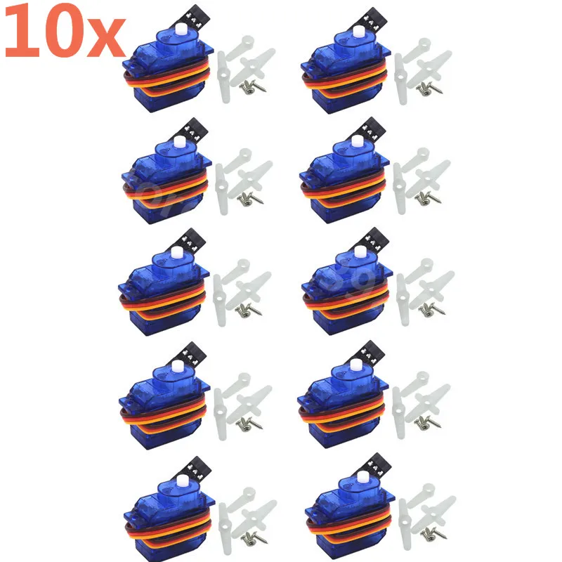 

10Pcs SG-50 5g Mini/Micro Digital Servo Motor For RC Remote Airplane Car Helicopters Plane Boat Trex SG50
