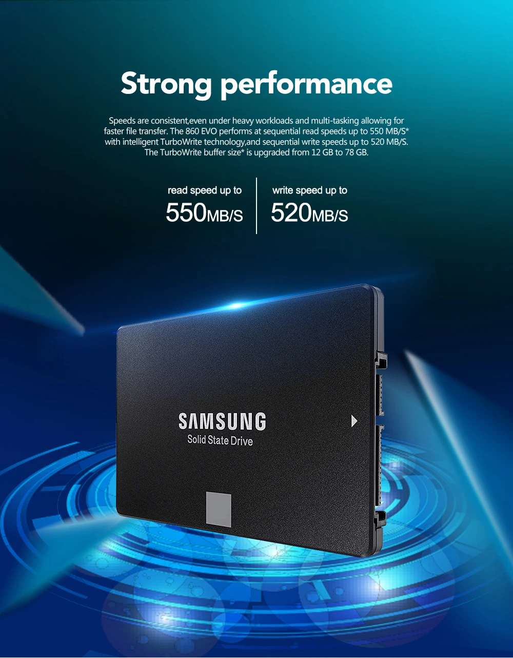 SAMSUNG SSD 860 EVO 250GB 500GB Internal Solid State Disk HDD Hard Drive SATA3 2.5 inch Laptop Desktop PC TLC disco duro 250 GB