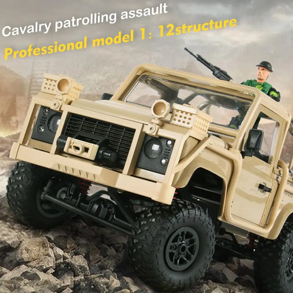 

MN96 1/12 2.4G 4WD RC LED Light Climbing Off-Road Mini LED lights Car Vehicle Kids Toy Developmental Toy gift for babys children