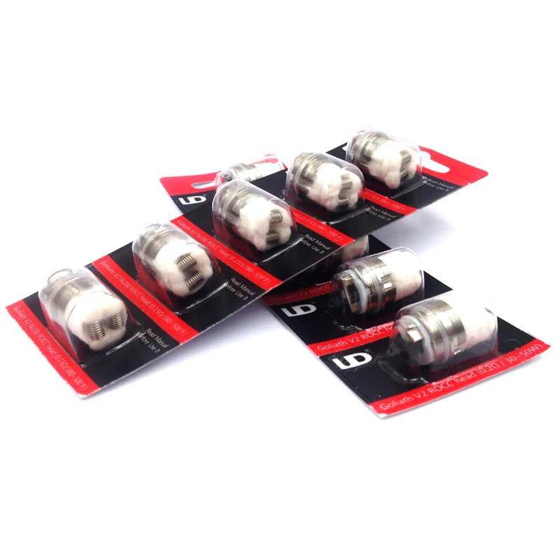  5pcspack Original UD Goliath V2 Coil Ni200 0.15ohm for Electronic Cigarette Accessories core Head for UD Goliath V2 atomizer  (3)