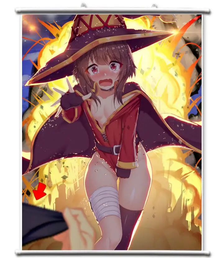 Japanese Poster Konosuba Hui Home Wall Scroll Decorative -4476