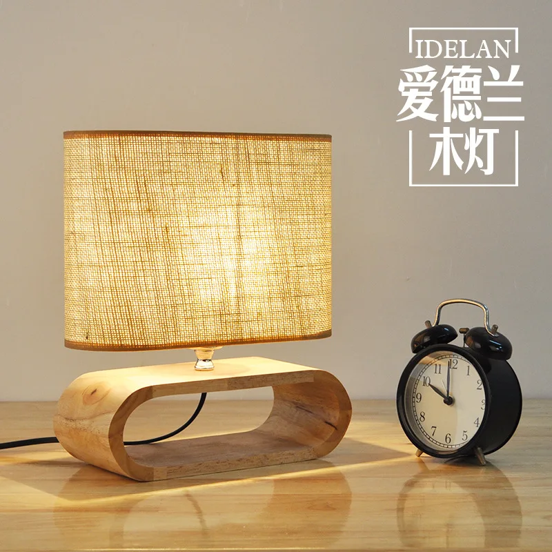 Modern Nordic Wooden Table Lamp Living Room Restaurant Hanging Lights Stylish Logs Led Home Light Led Table Lamps Aliexpress