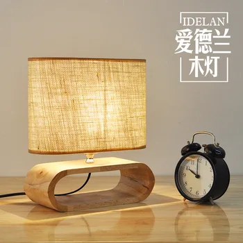 

Modern Nordic Wooden table lamp Living Room Restaurant Hanging lights Stylish Logs LED Home Light