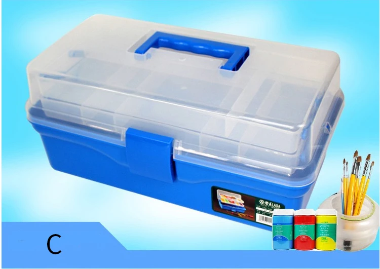 top tool chest LAOA Folded Toolsbox Work-box Colorful Foldable Tool Box Medicine Cabinet Manicure Kit Workbin For Storage tool chest with tools