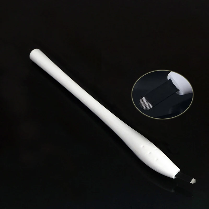 F14 12u 16u 18u Esterilizado Microblading Descartável Caneta Sobrancelha Manual Tatuagem Tebori Ferramentas Manuais f7 - f9 F11 F12 4 18u esterilizado microblading descartável caneta sobrancelha manual
