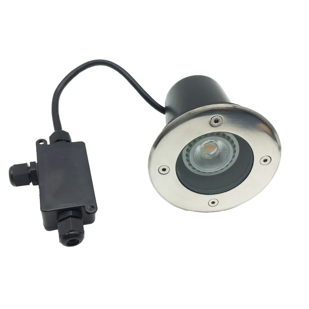Beste Waterdichte LED COB Ondergrondse Path Light 5 w GU10 base Yard Tuin Landschap In de grond Lichten Outdoor Decoratieve Spotlight IP67