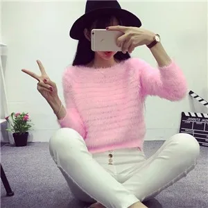 2015-Several-Colors-Women-Solid-Full-Sleeve-Sweater-Pullovers-Casual-Winter-and-Autumn-O-neck