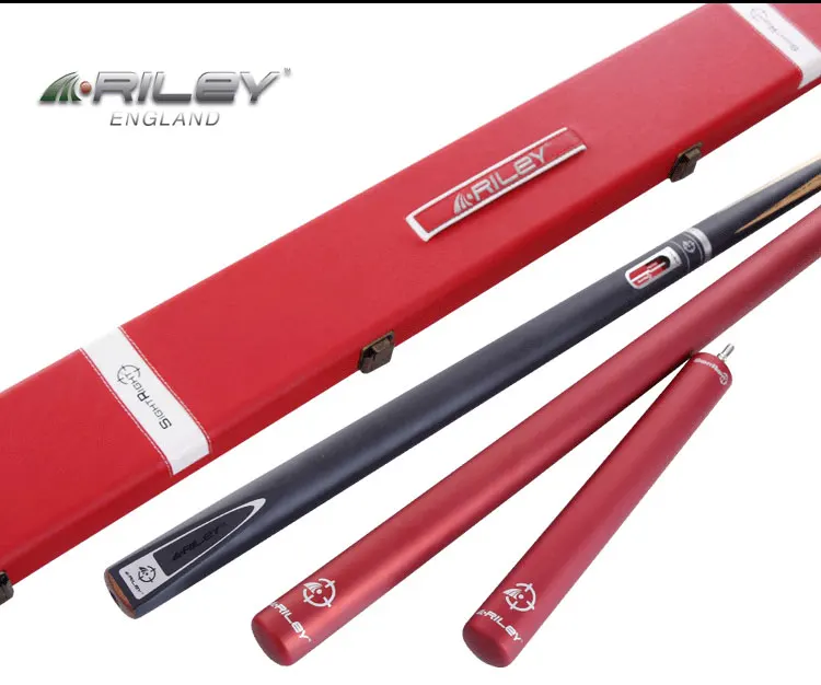 

Professional RILEY Snooker Kit Handmade 3/4 Piece Snooker Cue with RILEY Good Case with 2 Extensions 10mm Billiard Snooker Stick