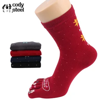 

Cody Steel Five Finger Toe Women Socks Cotton Fashion Finger Socks Girl Casual In Tube Cute Woman Socks 2pairs/lot