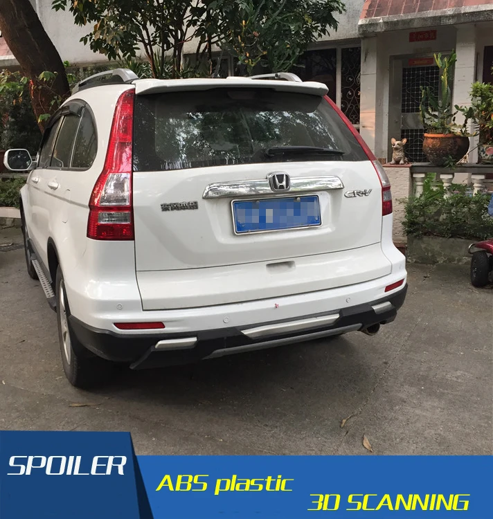 

For Honda CRV Spoiler ABS Material Car Rear Wing Primer Color Rear Spoiler Press the tail For Honda CRV Spoiler 2007-2010