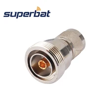 Superbat 5 шт. N-7/16 DIN RF адаптер N штекер 7/16 DIN гнездовой разъем прямой RF коаксиальный разъем