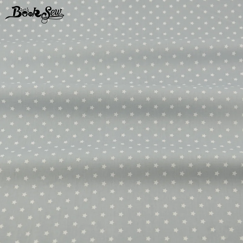 2016 New arrivals 100 Light Grey Cotton Fabric Fat Quarter Home