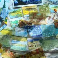 Van Gogh Stars Bullet Journal декоративные наклейки Набор Скрапбукинг этикетка-наклейка дневник канцелярские альбом винтажные Цветочные наклейки