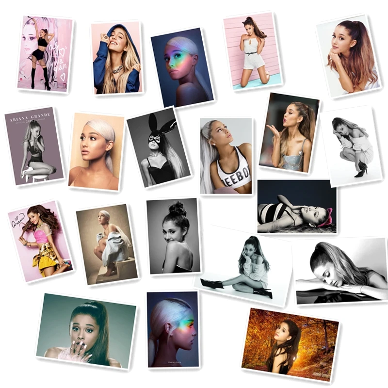 A1-49# Ariana grande 20/шт ПВХ стикер домашний декор для холодильника стиль стены путешествия чемодан Граффити стиль водонепроницаемый стикер s