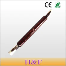 Newest High Quality J118 400V 400W 600W Infrared Halogen Lamp Bulb Halogen Tube Twin Spiral for Heating Drying Quartz Tube Glass