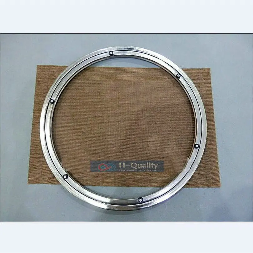 1pc Lot 700mm 28inch Outside Diameter Stainless Steel Dining Table 500mm 20inch Heavy Load Stainless Steel Dining Room Lazy Susan Turntable Swivel Plate Kitchen Furnitures