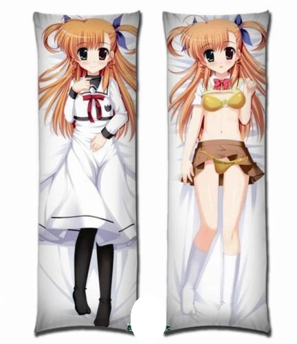 

Free Shipping New Japanese Anime hugging pillow case (Peach Skin NY273 Nanoha Takamachi Magical Girl Lyrical
