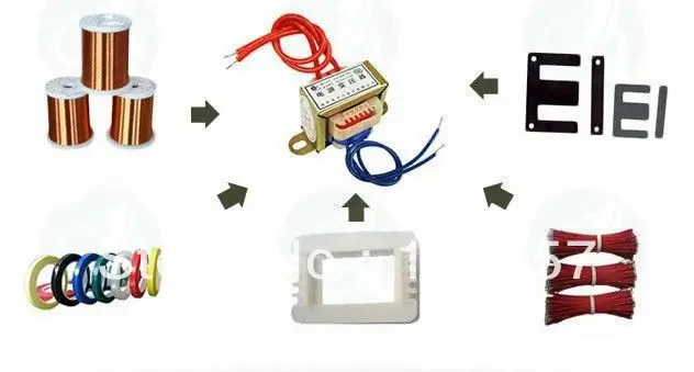 30 Вт EI ферритовый сердечник вход 220 В 50 Гц Вертикальное Крепление трансформатор электрической мощности выходное напряжение