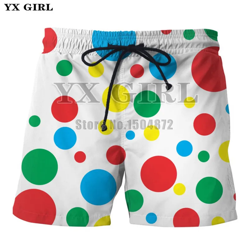 2018 Summer Men Happy Music Casual Shorts 3D Print Beach Hawaii Jogger Fitness Boardshorts Musical instruments Short Trousers