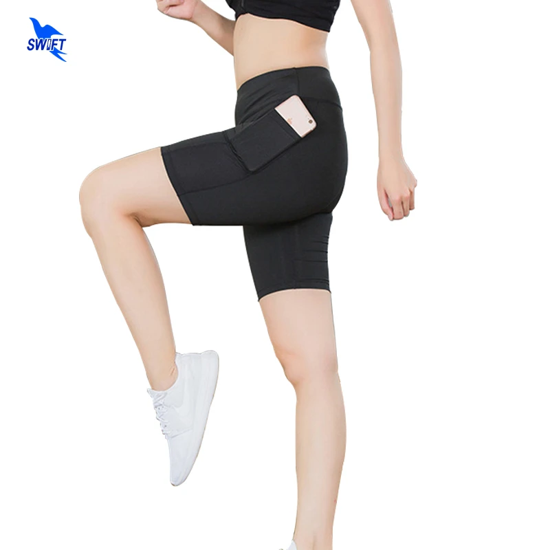 Quick Dry Summer Women Compression Shorts Elastic Running Fitness Gym
