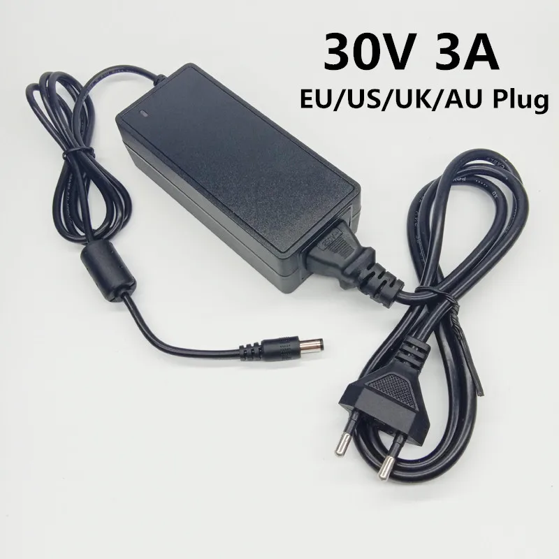 30 в 3A 30V3A ac dc адаптер импульсный источник питания 30 вольт универсальный адаптер питания конвертер Переключение ЕС США Великобритания AU штекер