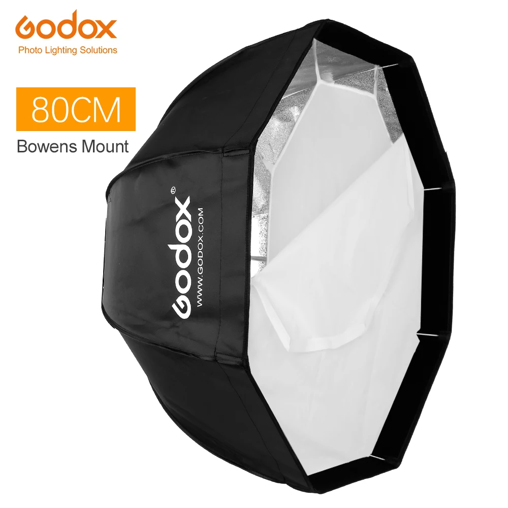 Godox SB-UE 80 см 31.5in Портативный восьмиугольный зонт-софтбокс с креплением Bowens для Godox студийная вспышка DE300 DE400 SK300 SK400
