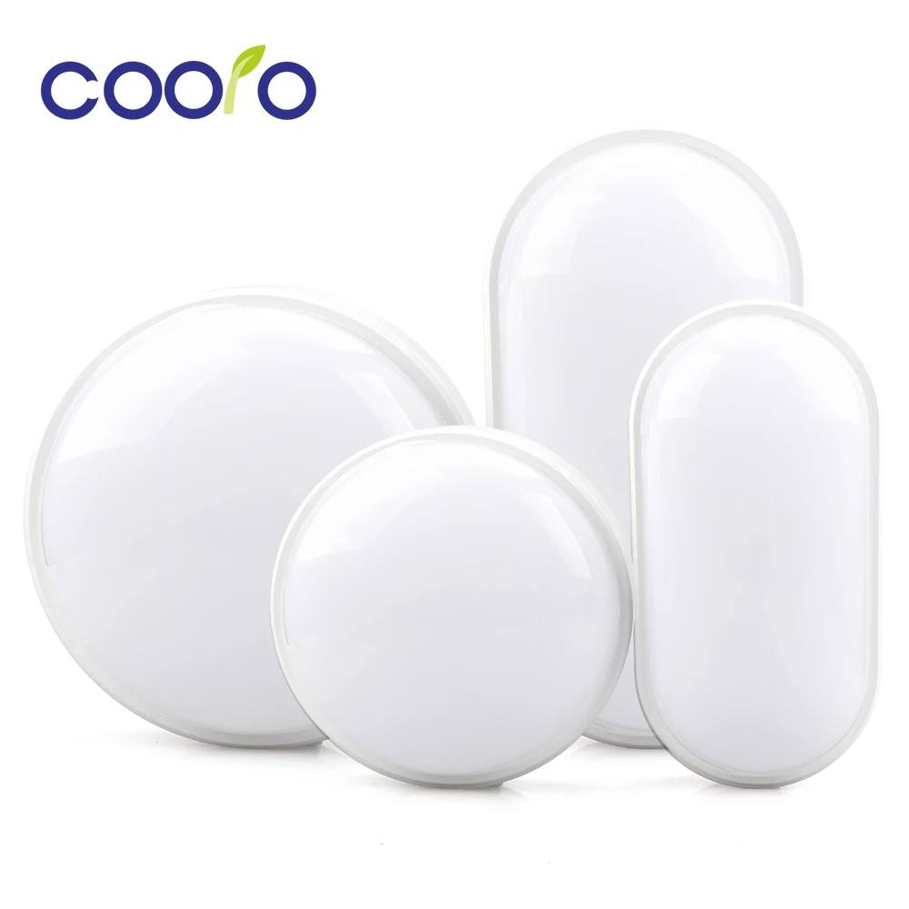  Round / Oval LED Moisture Proof Ceiling Lamp IP65 Waterproof Bathroom Outdoor Garden Yard Lamp 16W  - 32993392444