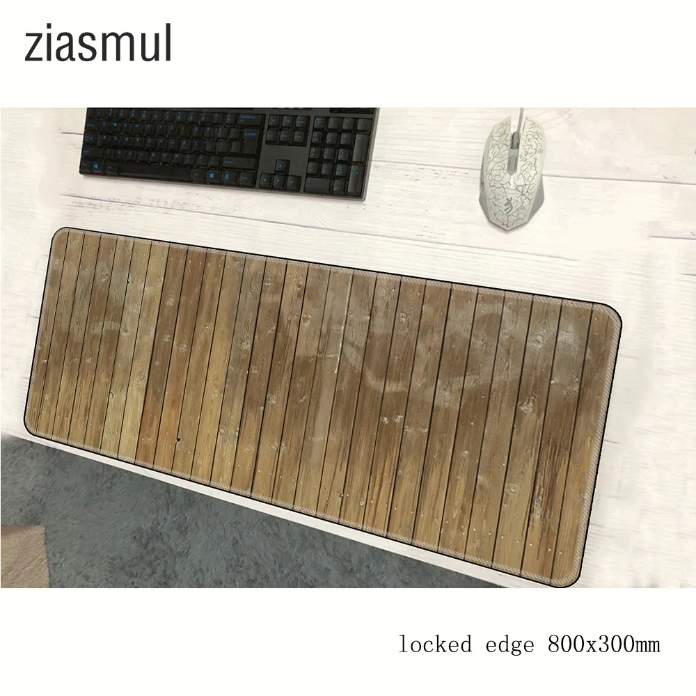 Wooden Floor mouse pad 800x300mm High quality pad to mouse notbook mousepad gaming padmouse gamer to Fashion keyboard mats