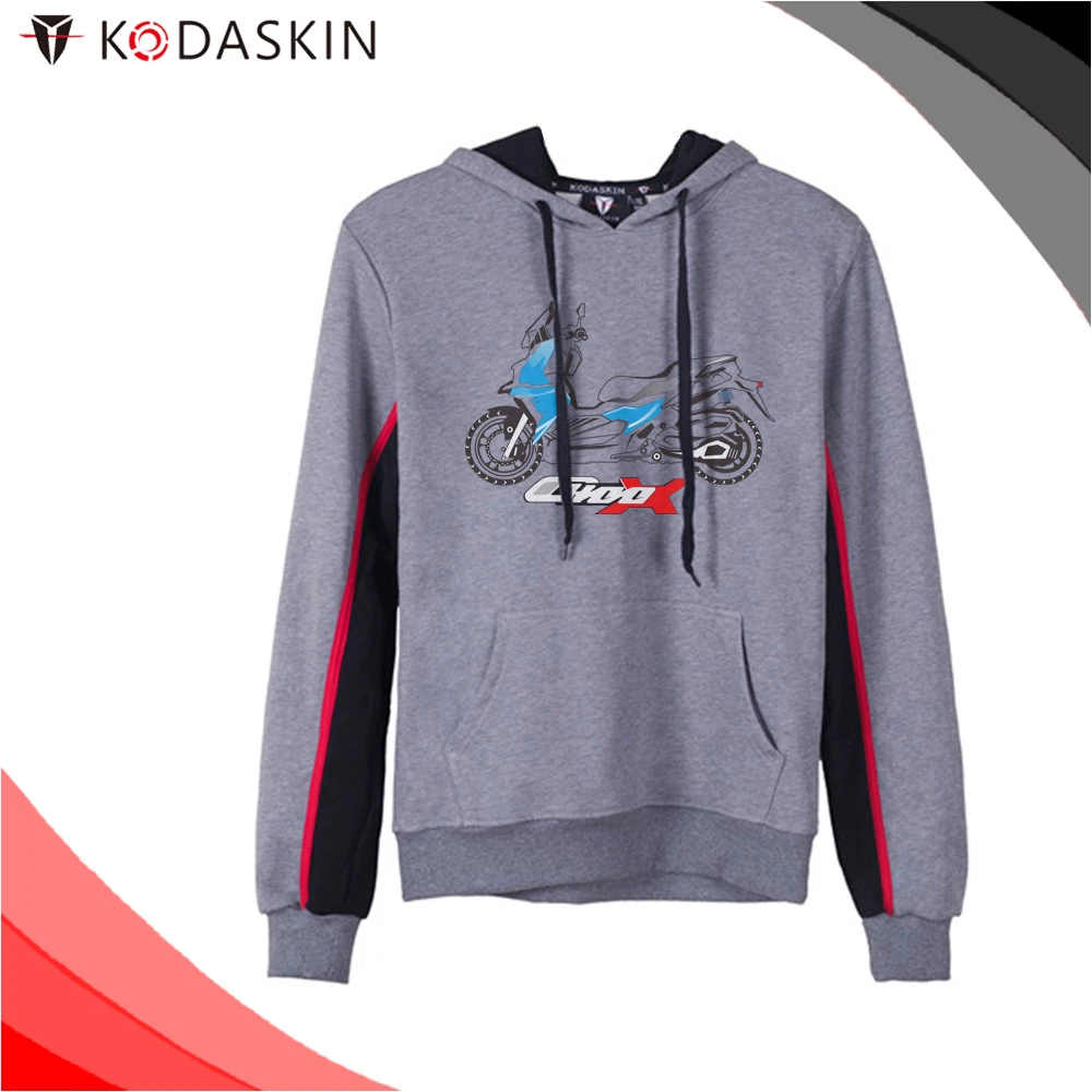 KODASKIN Men Cotton Round Neck Casual Printing Sweater Sweatershirt Hoodies for C400X c400x | Автомобили и мотоциклы