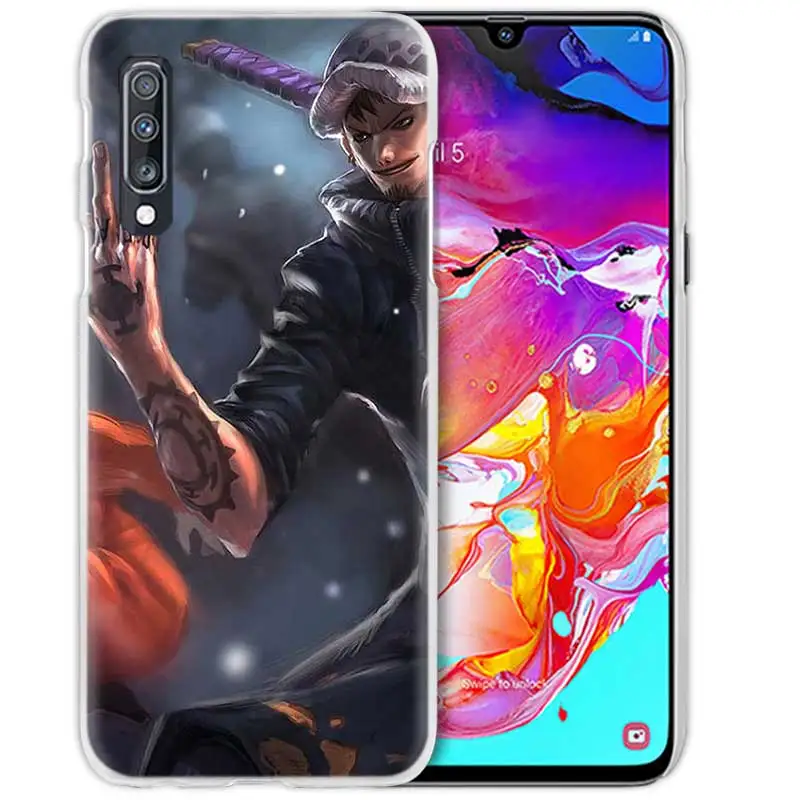 Чехол с аниме для samsung Galaxy A50 A70 A20e A40 A30 A20 A10 A8 A6 Plus A9 A7 твердый прозрачный чехол для телефона из поликарбоната