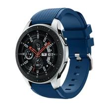 22 мм мягкий силиконовый резиновый спортивный браслет на запястье gear S3 ремешок Frontier классический сменный Браслет для samsung Galaxy Watch 46 мм