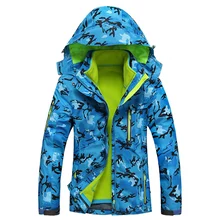 2016 Outdoor Winter Women Snowboard Skiing Jacket Climbing Camping Camouflage Sports Jacket Suit Hiking Jacket High Quality