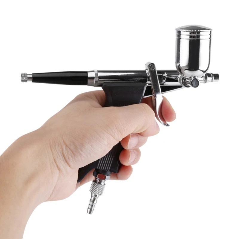 Multi-Purpose 2 Cups Side Feed Spray Tool Airbrush Kit Craft Practical Paint Art Spray Tool Power T