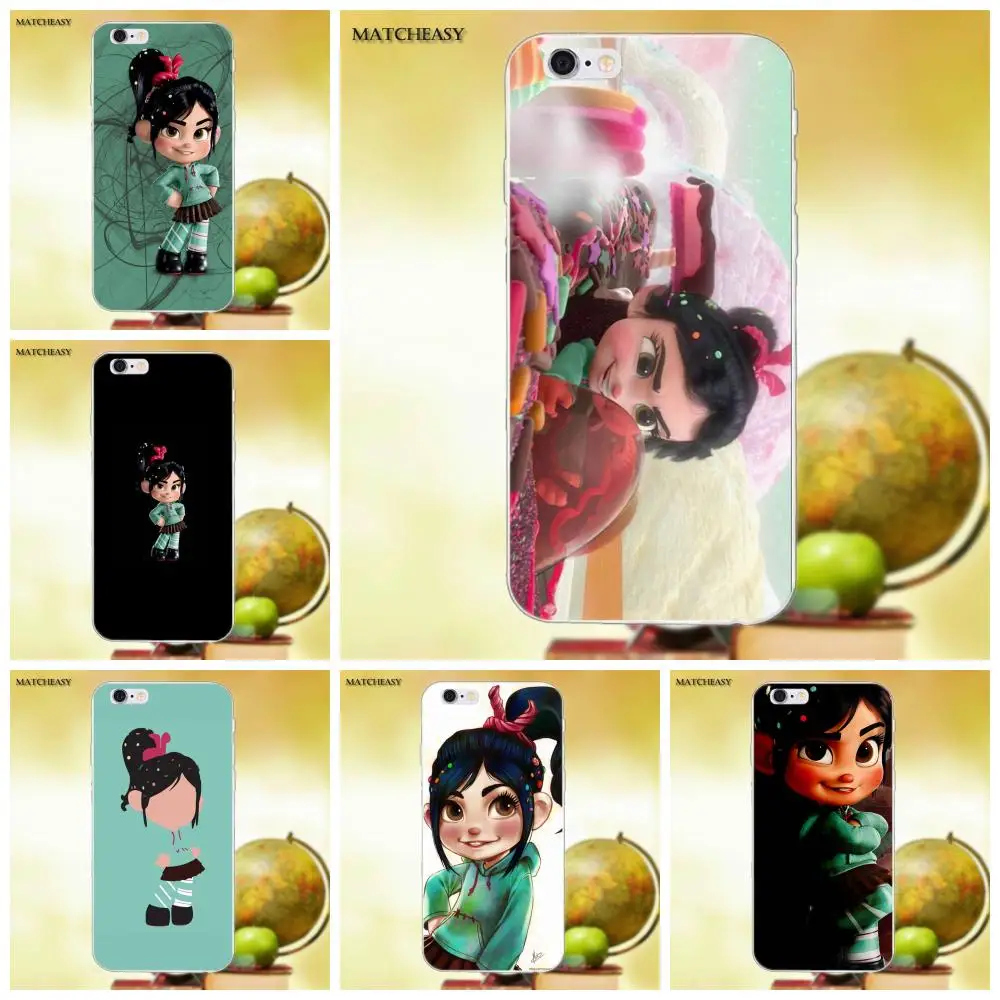 Мягкий модный чехол для Apple iPhone X XS Max XR 4 4S 5 5C SE 6 6S 7 8 Plus Vanellope Von Schweetz | Мобильные