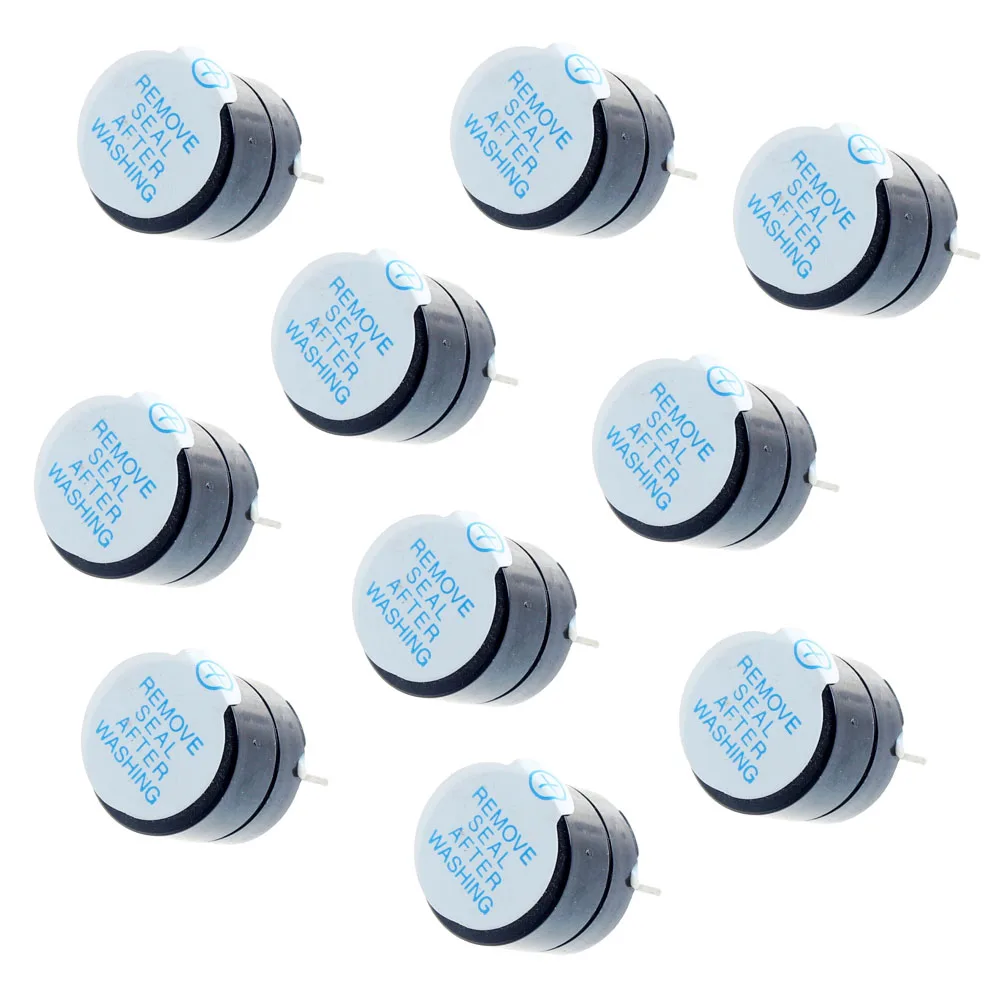 

10pcs 5V Mini Magnetic Active Buzzer Alarm Ringer Black