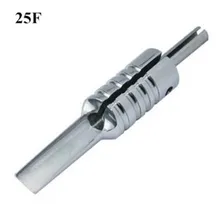 25F нержавеющая сталь 304l татуировки на плоской подошве/Magnum трубка держатели для тату-машинок с задним стержнем, корректирующий фигуру, оптовые поставки