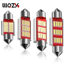 1 pcs 41 39 36 31mm mm mm mm C5W Festão CANBUS NENHUM Erro Luz Auto 12 SMD 4014 LED Car Interior Dome Lâmpada Lâmpada de Leitura Lâmpada Branco DC 12 v