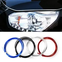 1M 2M 3M Auto Car Styling DIY U Style Car Sticker Decoration Strip Grille Chrome Fit