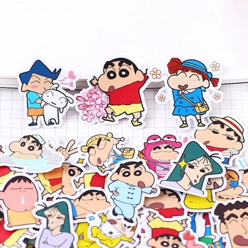 

46pcs Creative Cute Self-made Pretty Crayon Shinchan3 Scrapbooking Stickers /Decorative Sticker decoration /paper stickers