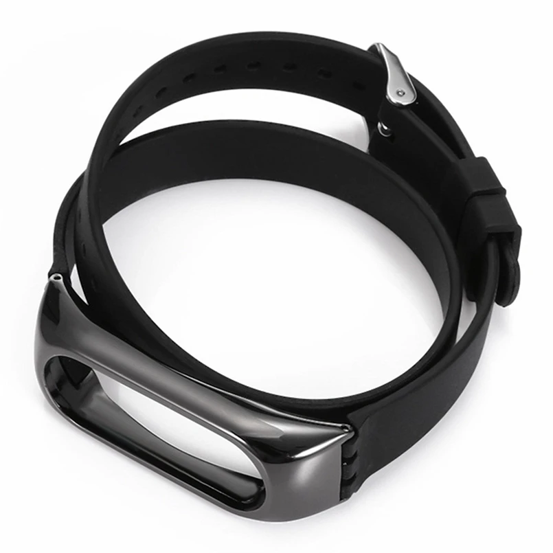 

Excellent Quality 43cm Silicon Solid Color Wristband For Xiaomi Mi Band 2 Replacement Strap dropship #01