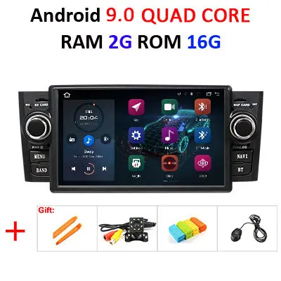 DSP Android 9,0 Ram 4G 64G Автомобильный gps для Fiat Grande Punto Linea 2007-2012 dvd-плеер Радио Навигация мультимедийный рекордер - Цвет: 9.0 2G 16G