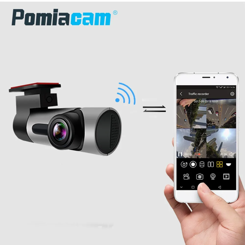 G6 Smart WiFi DVR 360 Degree Wireless Car Dash Cam 1080P Full HD Night Version Driving Recorder fre